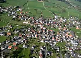 Luftaufnahme Ortsteil Friedensdorf