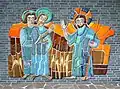 Mosaik, Aufbahrungshalle