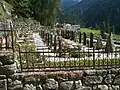 Dorffriedhof bei der neuen reformierten Kirche