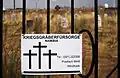 Friedhof deutscher Gefallener beim Hererokrieg 1904 in Seeis, Namibia