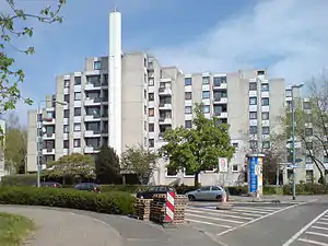 Friedrich-Dessauer-Studentenwohnheim in Frankfurt-Hausen (1966)