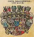 Wappen des Kurfürsten Friedrich Wilhelm&nbsp;I. von Brandenburg vor 1648