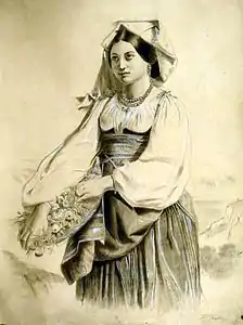 Römisches Mädchen,etwa 1887