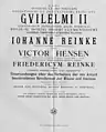 Urkunde zur Promotion zum doctor medicinae