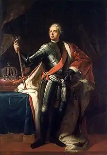 Friedrich Wilhelm I. Porträt von Samuel Theodor Gericke, 1713