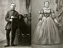Friedrich von Papen (1841–1893) und Fanny, geb.  Freiin von Schelver (1841–1891)