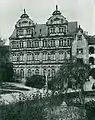 Vorlage des Bernusbaues, der Friedrichsbau des Heidelberger Schlosses