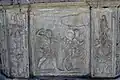 Herakles tötet den Kentauren Nessos.