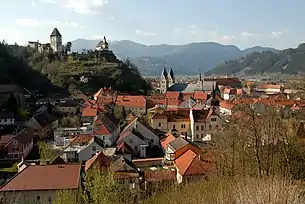 Blick vom Virgilienberg auf das Stadtzentrum