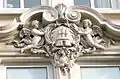 Das Stadtwappen von Altona in Richtung Schulterblatt
