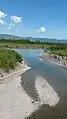 Einmündung der Frutz in den Rhein