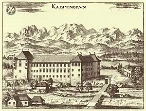 Schloss Kaltenbrunn 1689