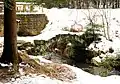 An der Einmündung des Mittleren Hühnerbergweges mit der Alten Flößerbrücke