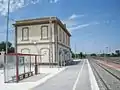Empfangsgebäude des Bahnhofs
