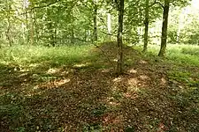 Fundstelle der Prunkgräber von Lübsow