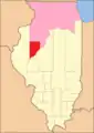 Das Fulton County zwischen 1823 und 1825