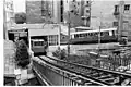 Standseilbahnen Saint-Jean–Fourvière (vorn) und Saint-Jean–Saint-Just