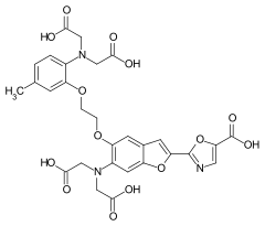 Strukturformel von Fura-2