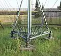 Fuß der Kurzwellen-Reusenantenne des Bodenseesenders