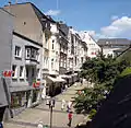 Fußgängerzone im Bereich des früheren Tores (Kölner Straße)