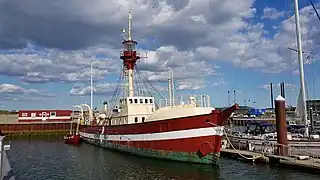 Museumsfeuerschiff Horns Rev bei Havneøen