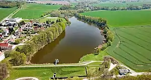 Luftbild mit Blick nach Osten