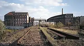 Tor und Beschaubrücke der Görlitzer Bahn, 1986