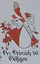 Wappen des Heinrich (Schenk) von Gössgen, Schlachtkapelle Sempach.