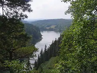 Göta älv, gesehen vom Kopparklinten