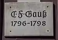 Göttinger Gedenktafel