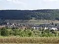 Gültlingen von Norden aus aufgenommen