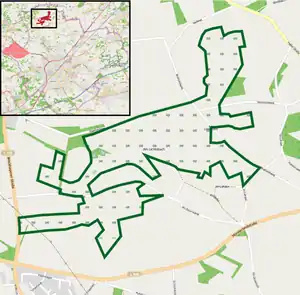 Übersichtskarte des Naturschutzgebiets
