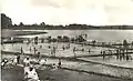 Kosenowsee - Badeanstalt mit Steg 1964