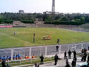 Das Mehdi-Hüseyinzadə-Stadion in Sumqayıt