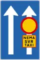 Rechte Spur nur für Taxis