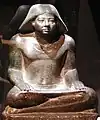 Granitstatue eines Sekretärs (Sakkara)