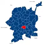 Lagekarte für Creixomil