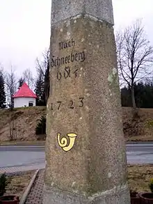 Ganzmeilensäule am Pulverturm