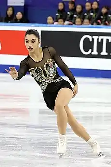 Gabby Daleman bei den Vier-Kontinente-Meisterschaften 2017