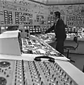 Schaltzentrale im Gagarin-Wärmekraftwerk (1972)