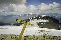 Am Galdhøpiggen (2469&nbsp;m), dem höchsten Berg Nordeuropas