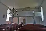Blick zur Empore mit Orgel