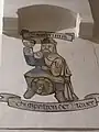 Wandbild von „Gambrinus – Schutzpatron der Brauer“ an der Altenhofstraße 4