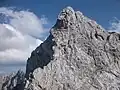 Gamshalt von Norden, gesehen vom Gipfel der Kleinen Halt