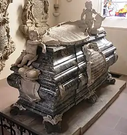 Marmorsarkophag der Äbtissin Elisabeth (1681–1766)