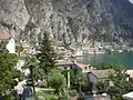 Blick vom Zentrum auf das alte Limone sul Garda
