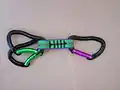 2 baugleiche Karabiner in einer Expressschlinge