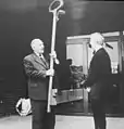 1968 Schlüsselübergabe  &nbsp;&nbsp; Wellenbad Horumersiel