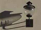 Nachbau der ersten Gaslaterne von Lampadius