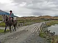 Reiter im Torres del Paine NP